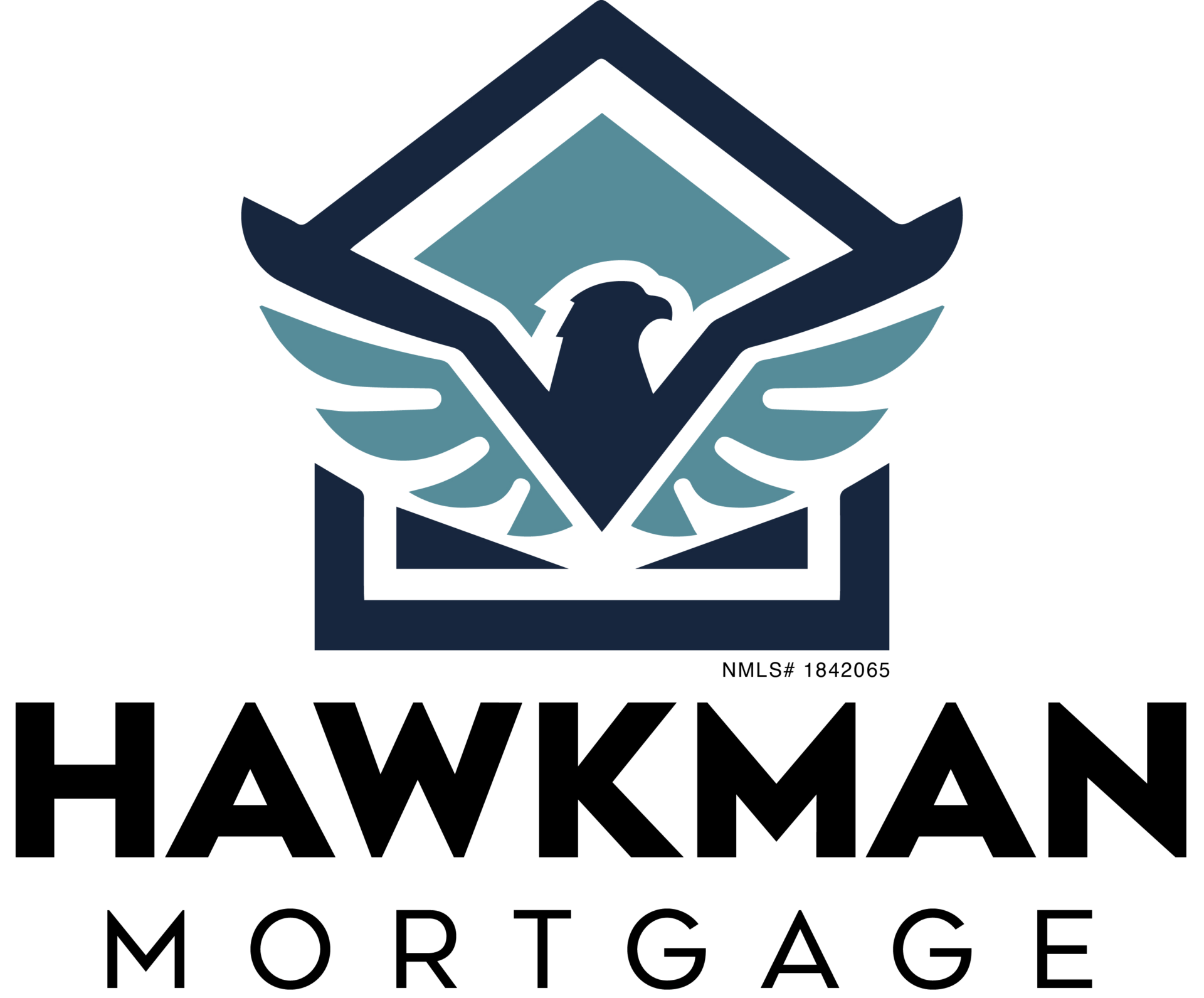 hawkman mortgage stacked full color logowt